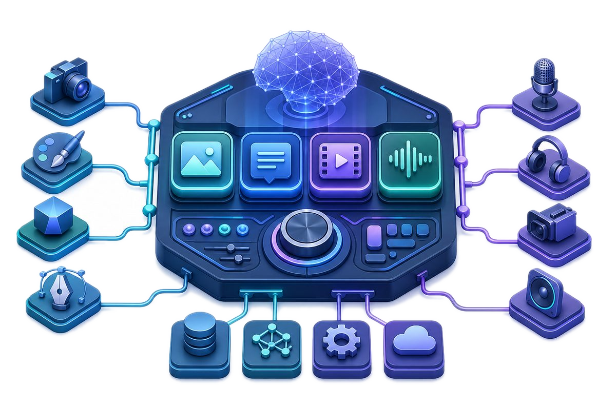 A model and a set of connected tools under explicit permission
